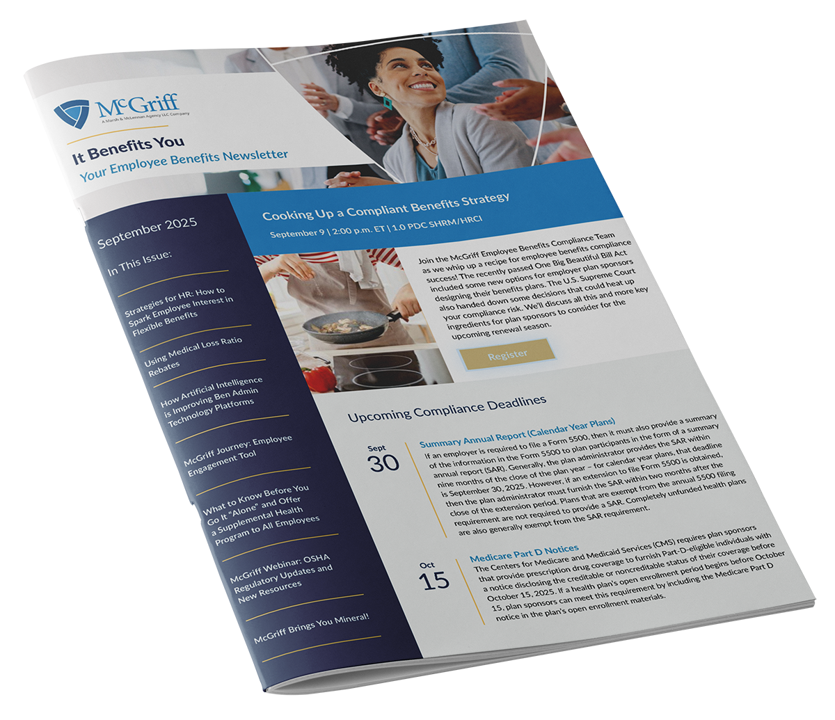 infographic image for September 2025 Employee Benefits Newsletter