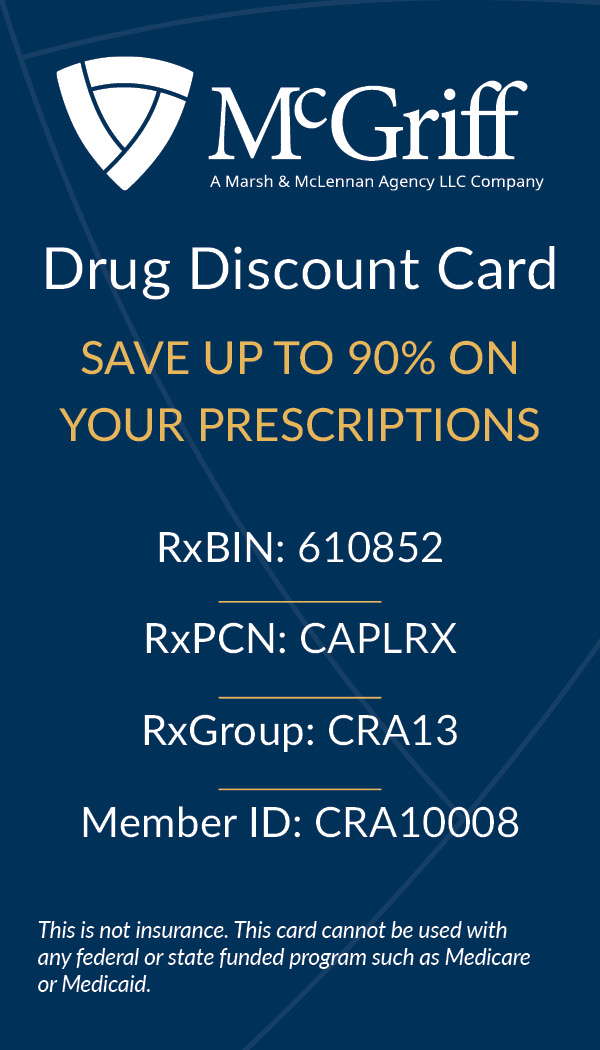 McGriff Discount Drug Card