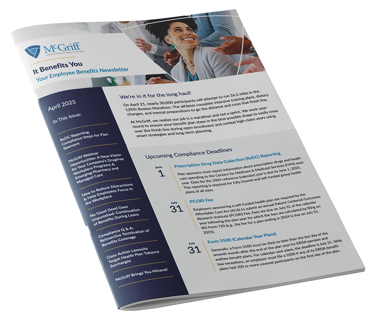 infographic image for April 2025 Employee Benefits Newsletter