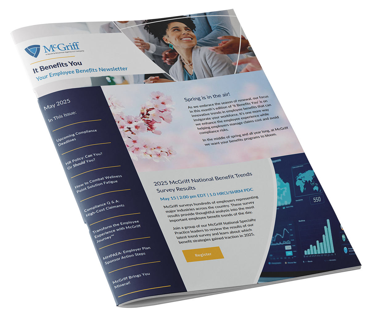 infographic image for May 2025 Employee Benefits Newsletter