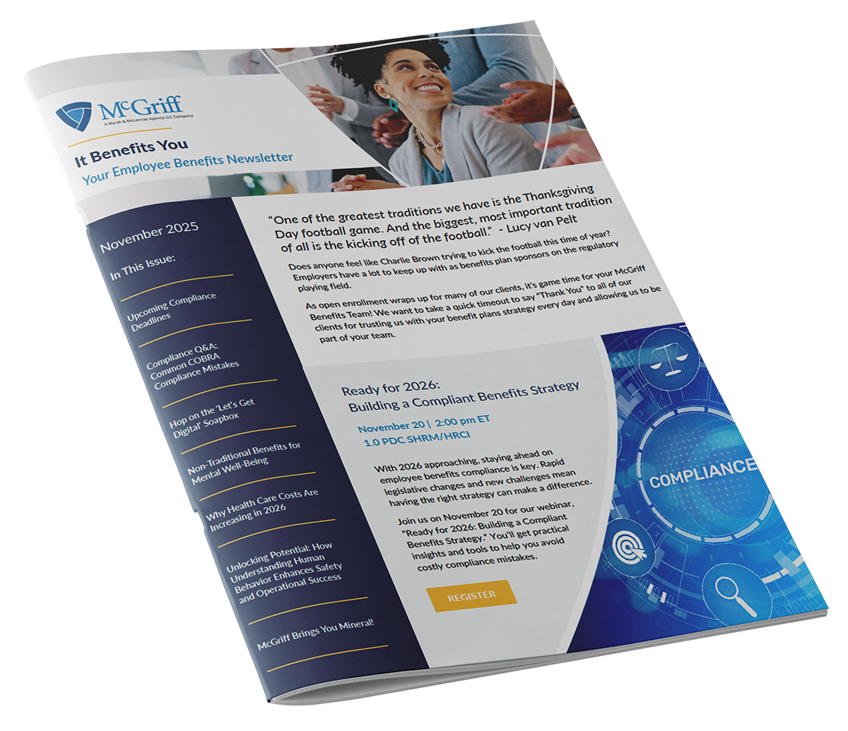 infographic image for November 2025 Employee Benefits Newsletter
